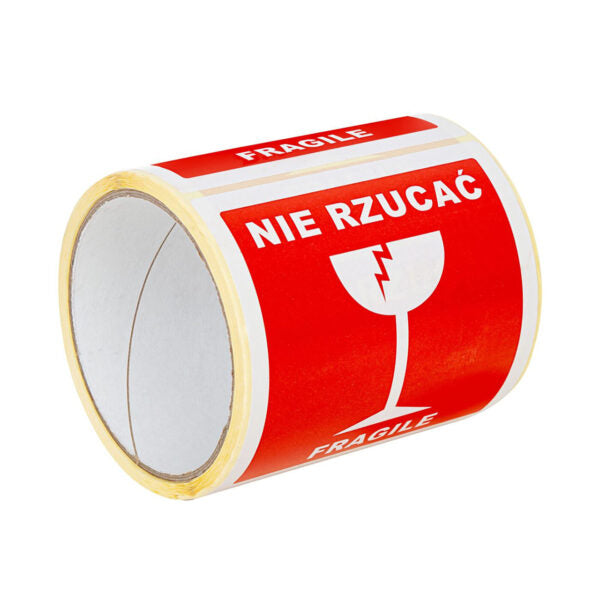 naklejki etykieta NIE RZUCAĆ