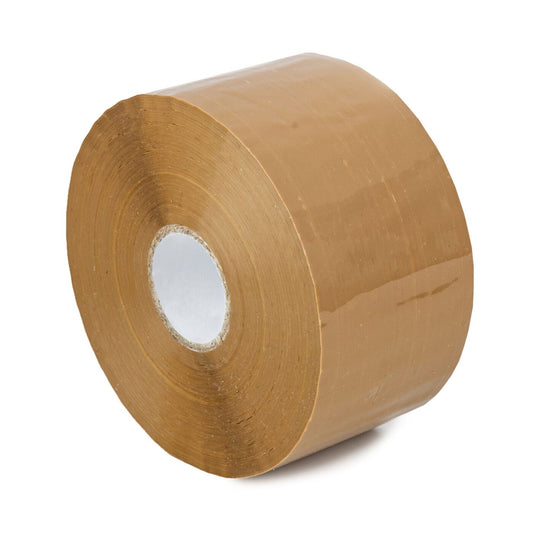Brązowa taśma pakowa hot-melt, gilza 1 cal, 48m x 135 m