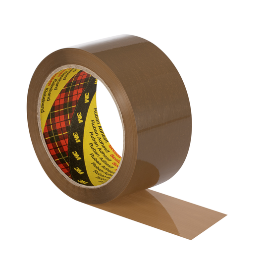 Brązowa taśma pakowa Scotch 371 Hot-Melt (różne szerokości)