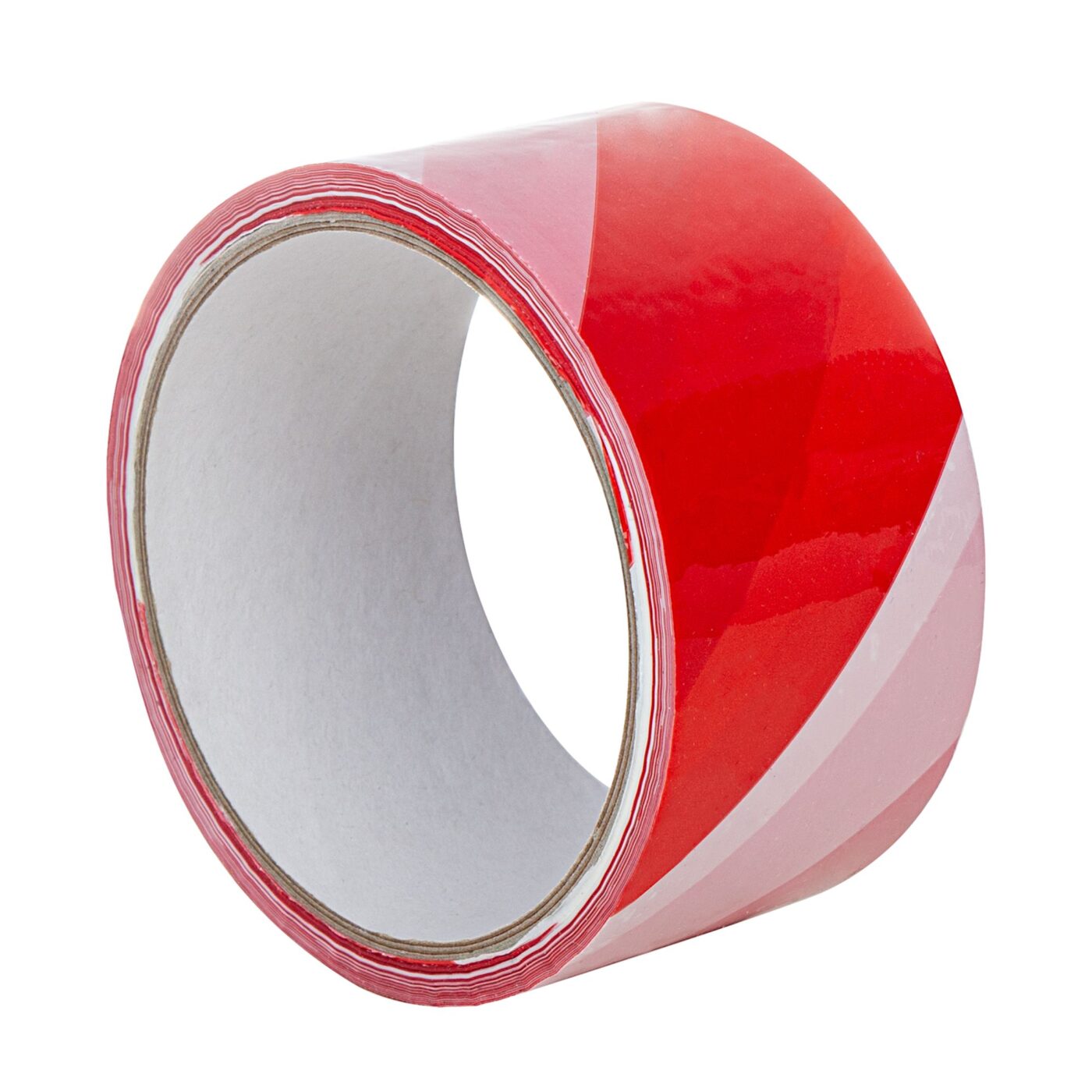 Czerwono-biała taśma ostrzegawcza hot-melt 48 mm x 33 m