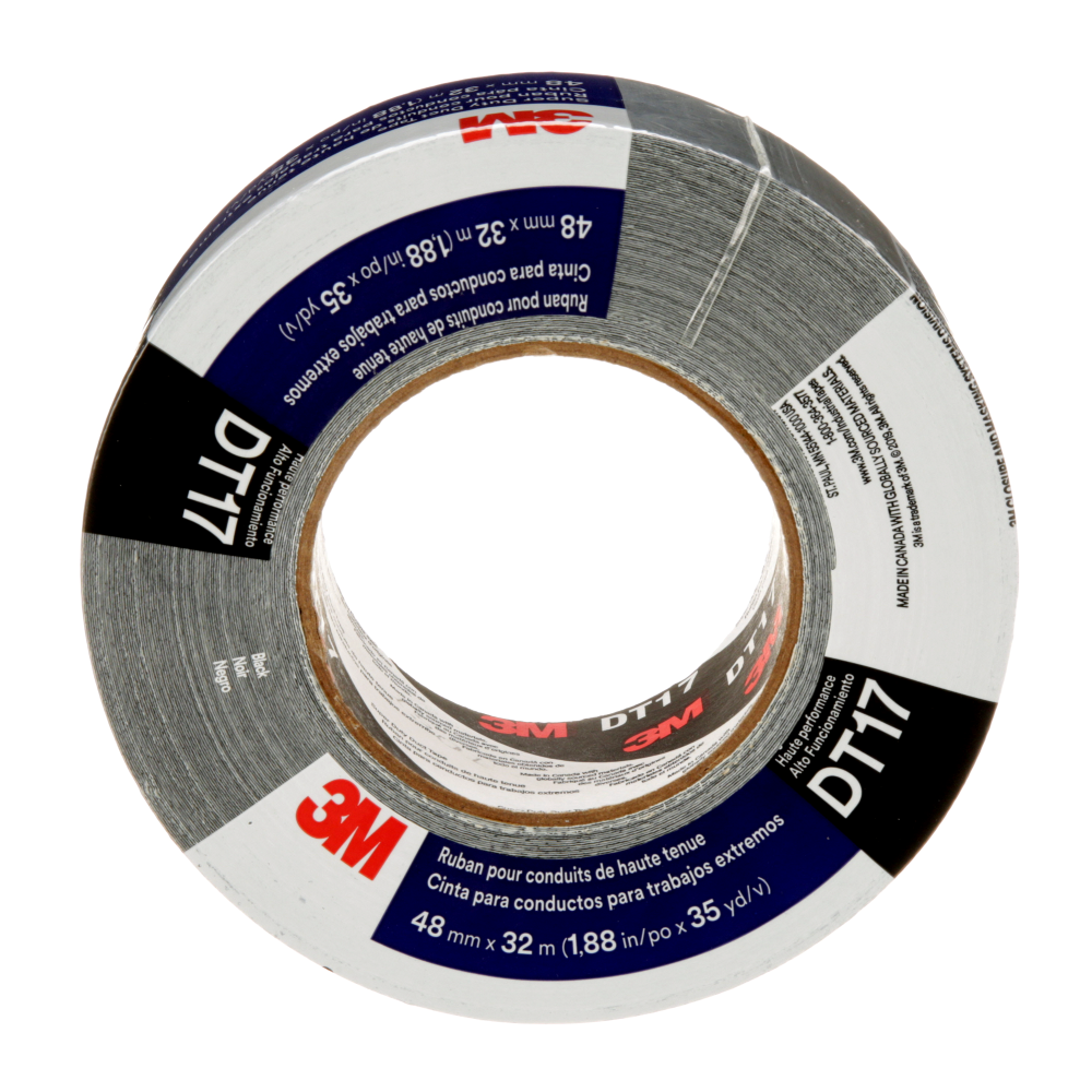 3M DT17 Super mocna taśma naprawcza czarna 48 mm x 32 m