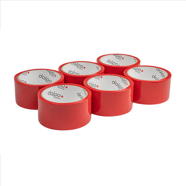 Taśma pakowa akryl czerwona Basic 48mm x 45 m