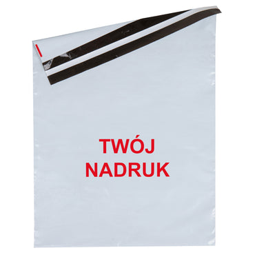 Foliopalki kurierskie z własnym nadrukiem 3000 szt. (różne rozmiary)