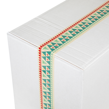 Taśma akryl cichy z nadrukiem świąteczne choinki - PHOTO HD