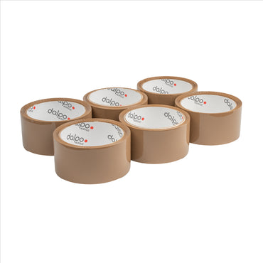 Brązowa taśma pakowa akryl basic (różne rozmiary)