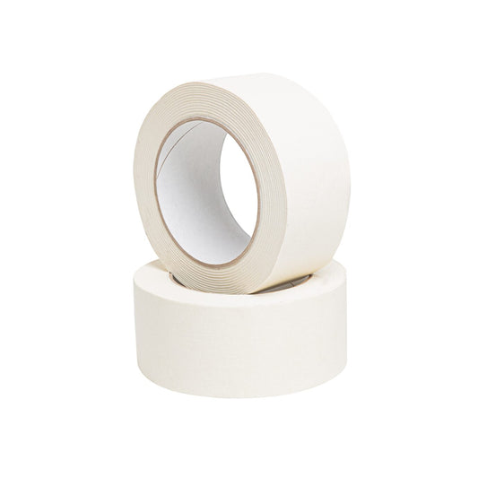 Taśma biała papierowa pakowa solvent 50mm x 50 m