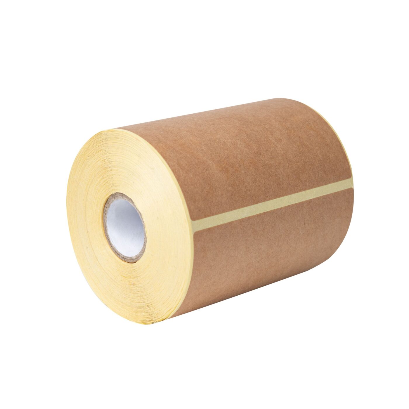 Eko etykiety termotransferowe na papierze kraft 80x100 (różne warianty)
