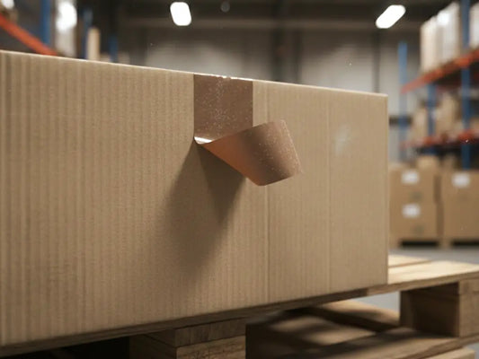 Dlaczego taśma odkleja się od kartonu? 