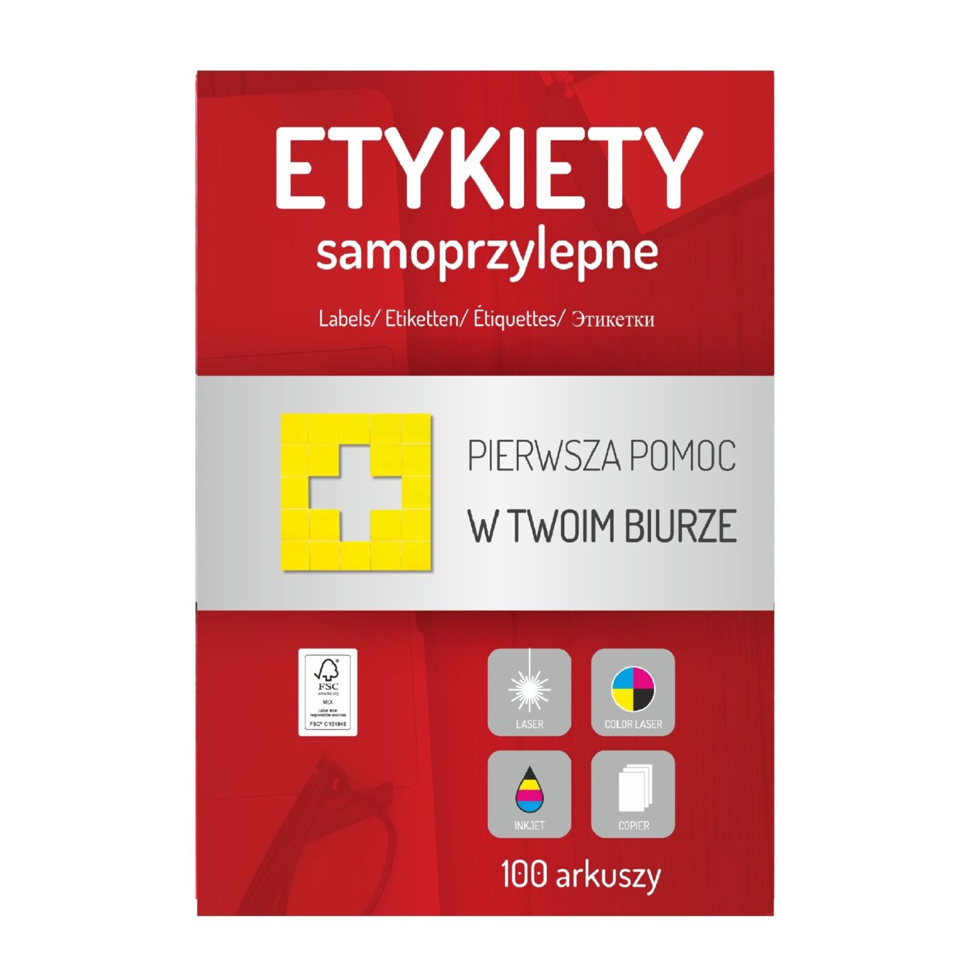 Etykiety samoprzylepne A4 100 szt. Memo Label (różne rozmiary)