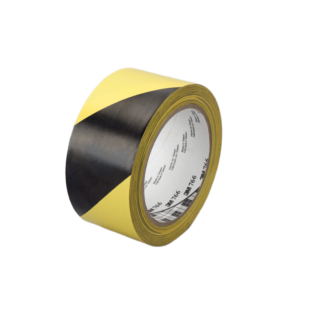 3M 766 Taśma ostrzegawcza żółto-czarna 50 mm x 33 m