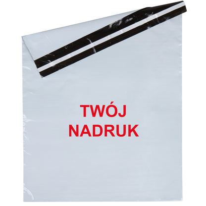 Foliopalki kurierskie z własnym nadrukiem 3000 szt. (różne rozmiary)