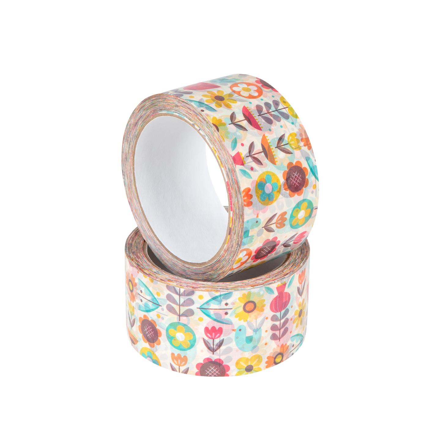 Taśma akryl cichy z nadrukiem w ozdobne kwiaty - PHOTO HD