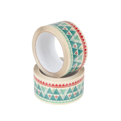 Taśma akryl cichy z nadrukiem świąteczne choinki - PHOTO HD