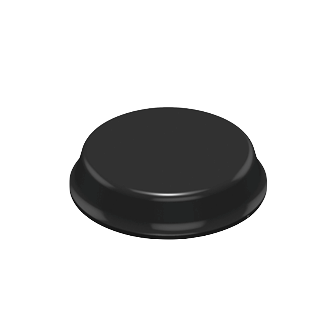Bumpon okrągły 3M SJ-5744 czarny 19,1 mm x 4,1 mm