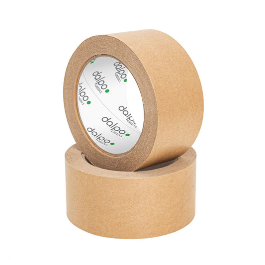 Taśma brązowa papierowa pakowa kraft solvent 50 mm x 50 m