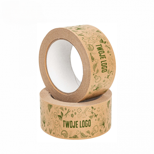 Taśma pakowa papierowa hot-melt z nadrukiem własnym i logo 48 mm x 60 m