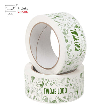 Taśma pakowa papierowa hot-melt z nadrukiem własnym i logo 48 mm x 60 m