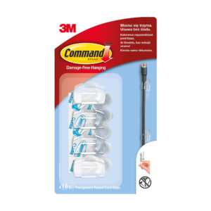 Uchwyty do kabli Command 3M 17017CLR małe (4 uchwyty)