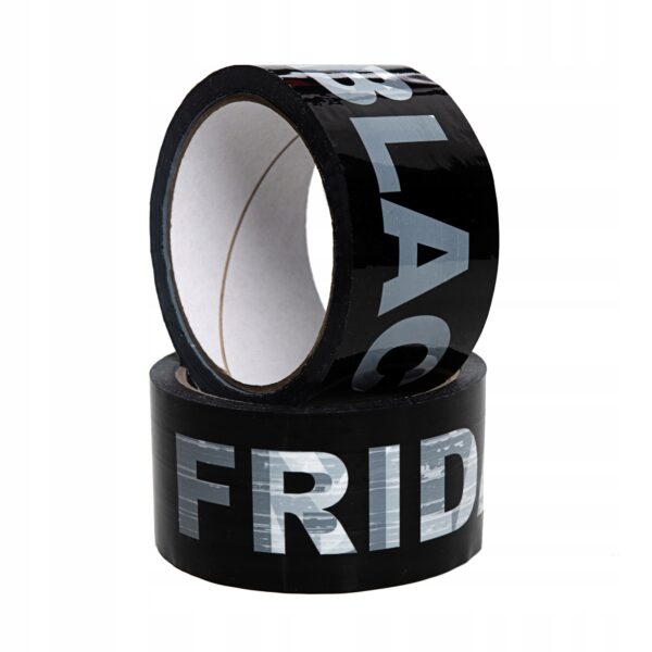 Taśma pakowa z nadrukiem BLACK FRIDAY 50/50m - Hot-Melt